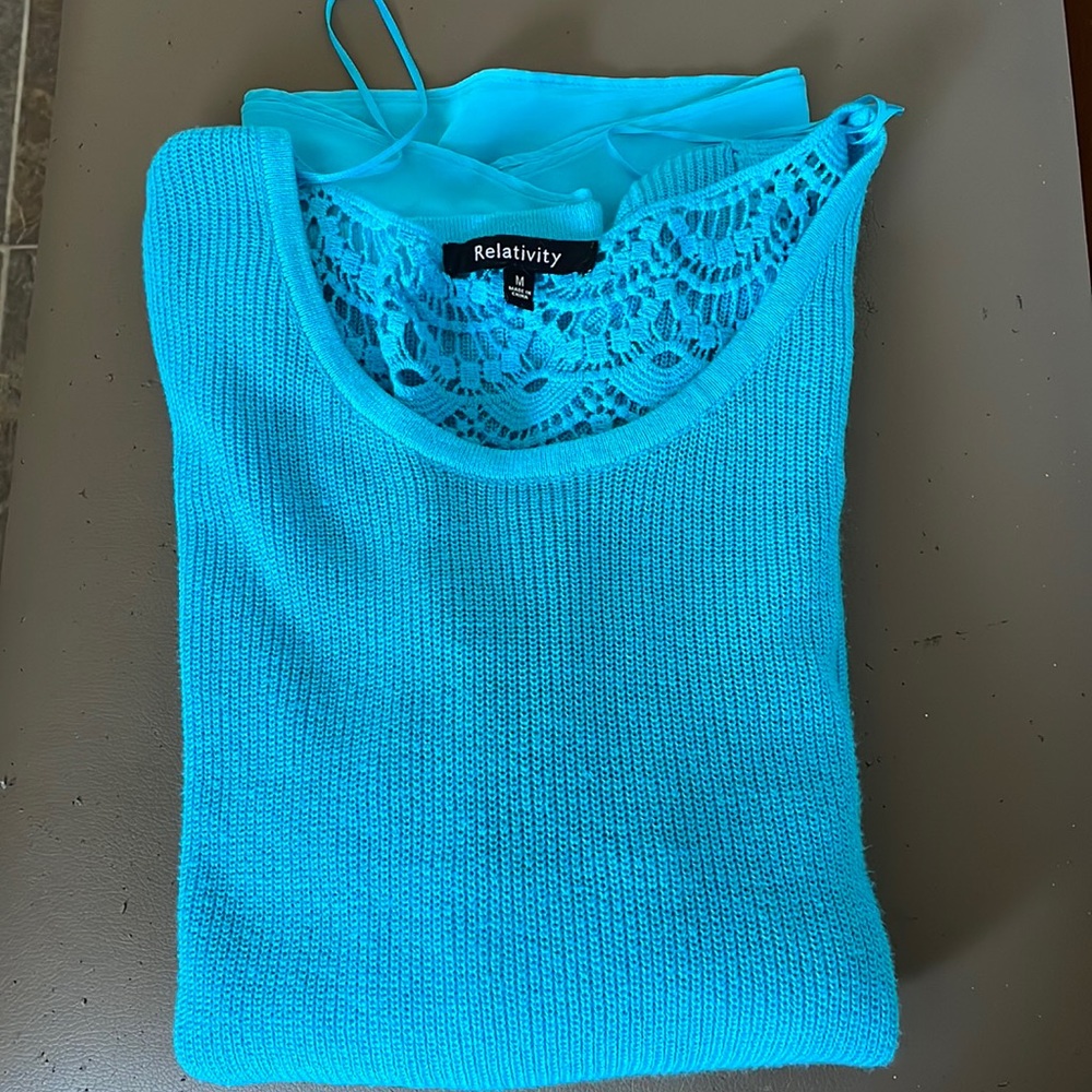 3/4 sleeve pullover